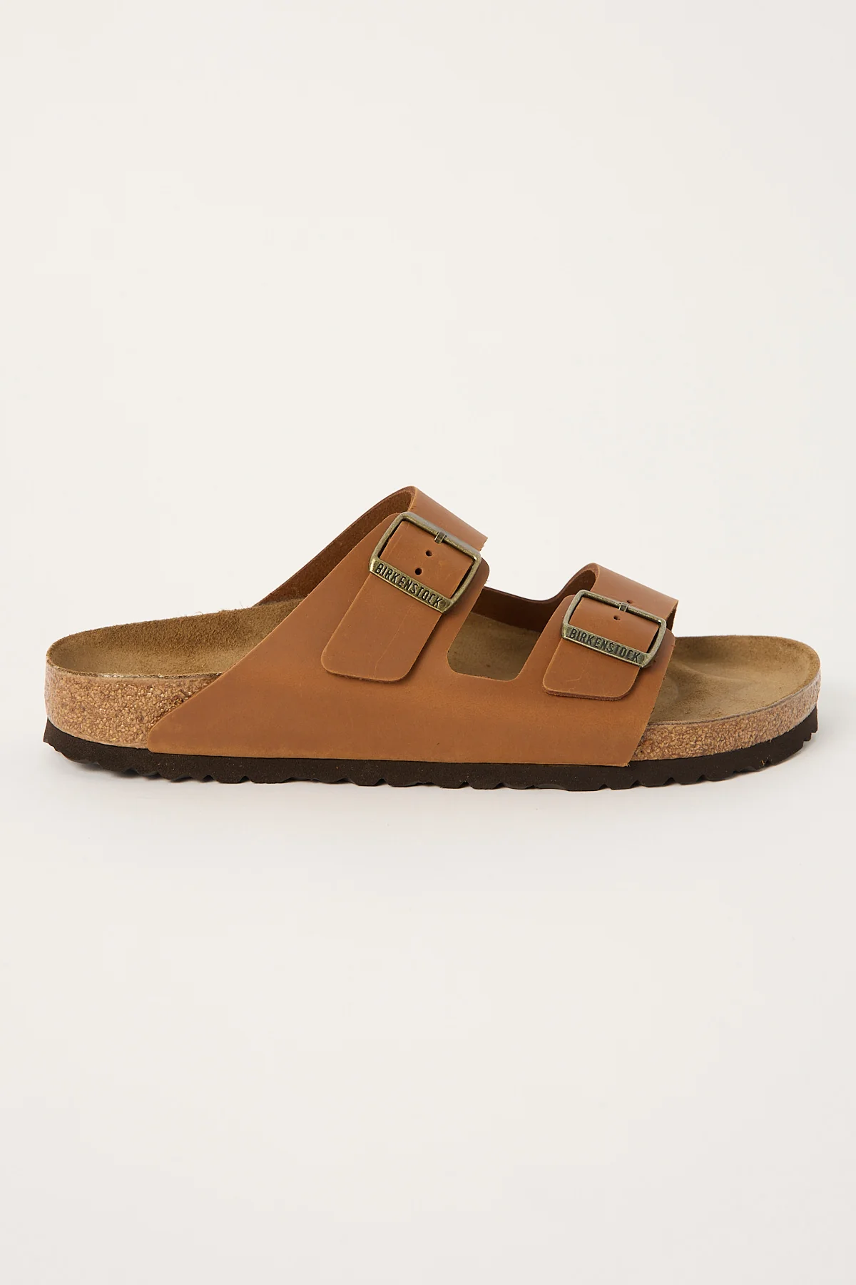 Arizona Oiled Leather Narrow Cognac