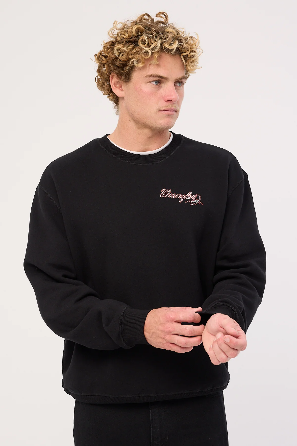 Stinger Slouch Sweat Black