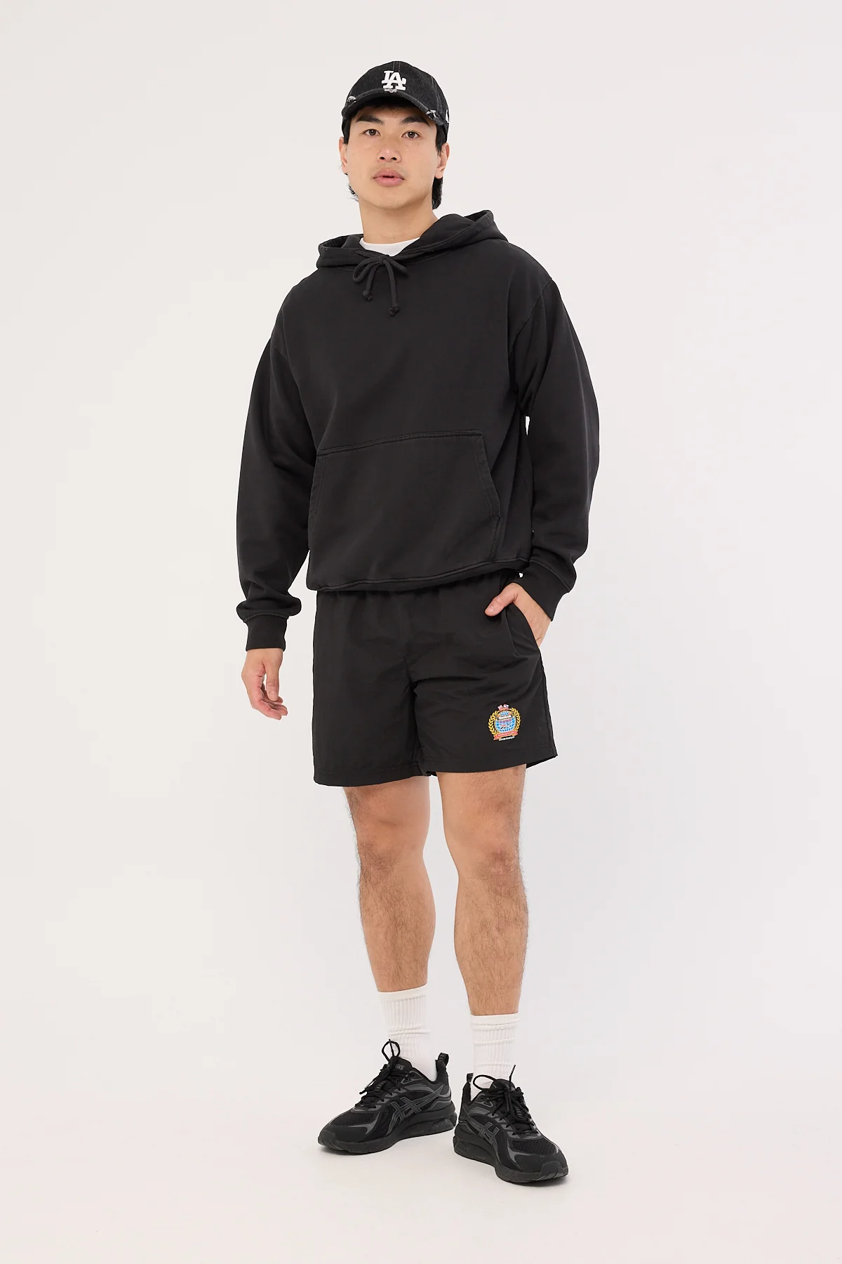 Global Woven Shorts Black