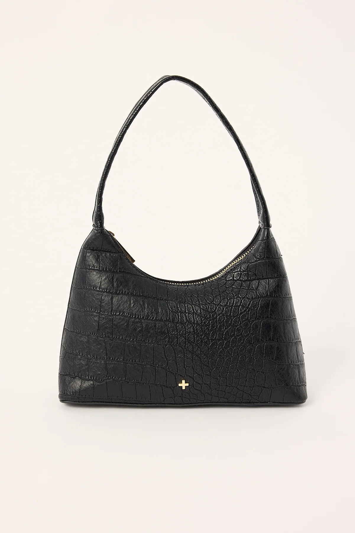 Sweetie Black Croc PU/Gold