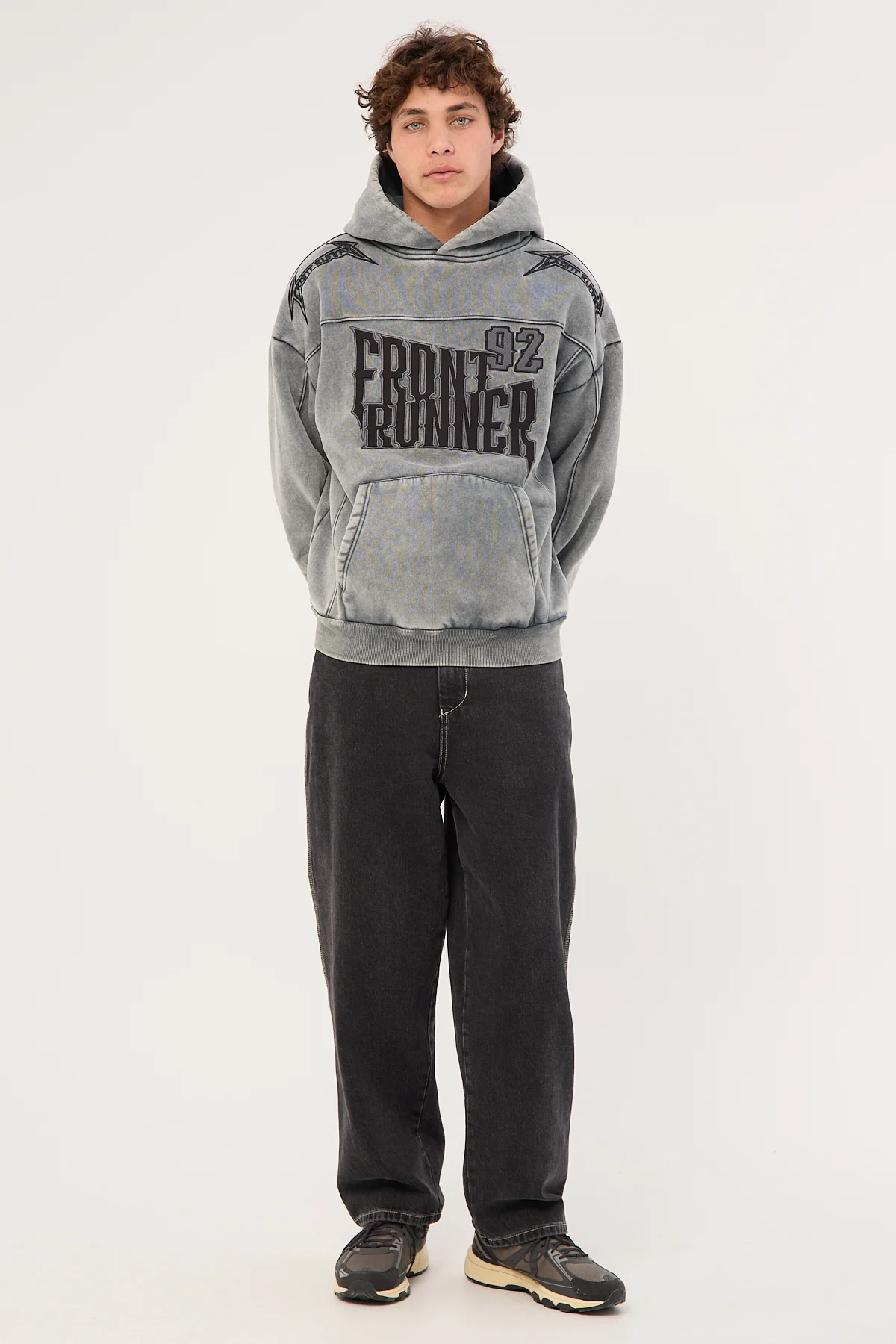 Pyro Hoodie Graphite Wash
