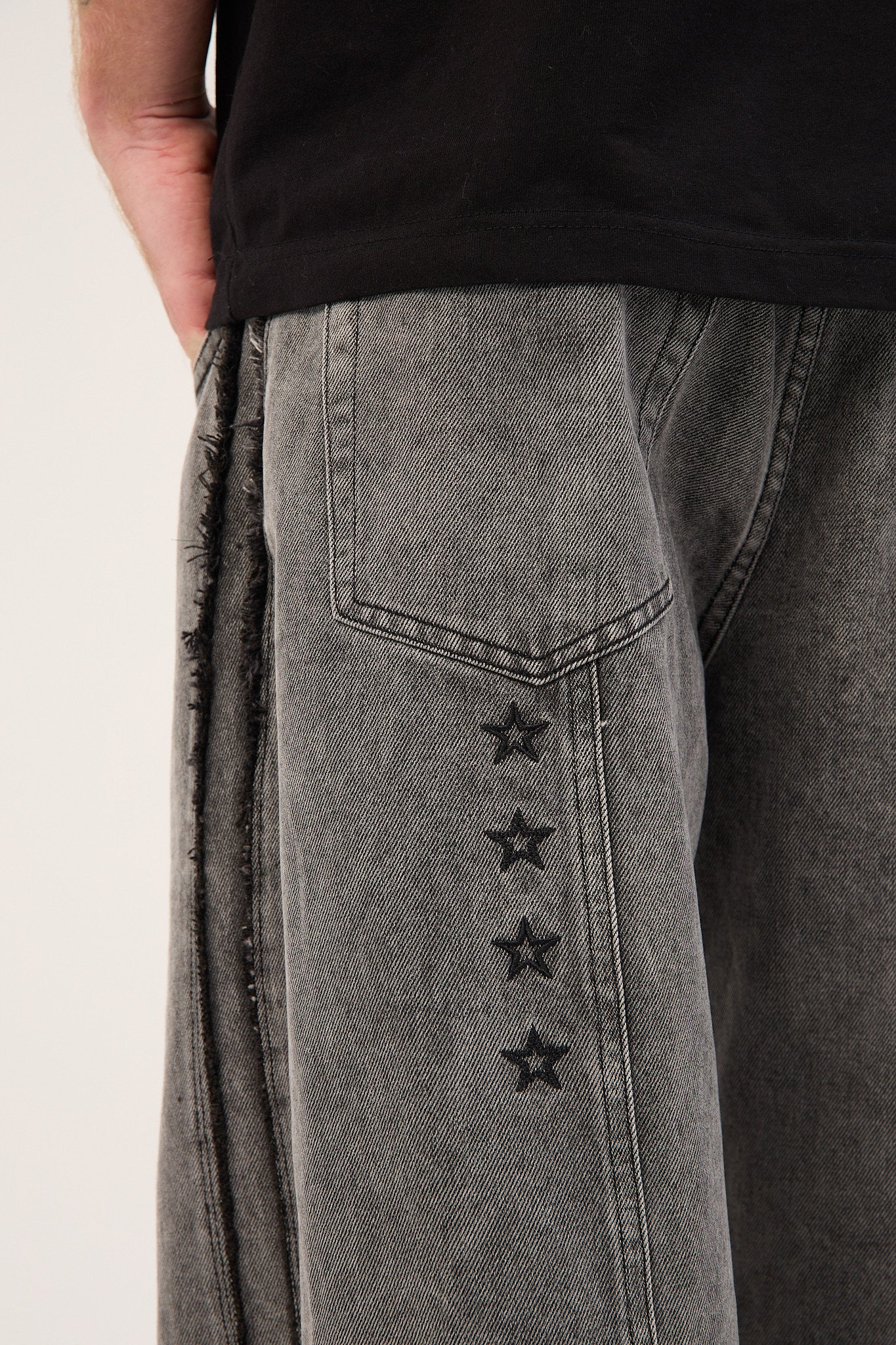FRNTRNR Baggy Jean Washed Black 7 FRNTRNR Baggy Jean Washed Black
