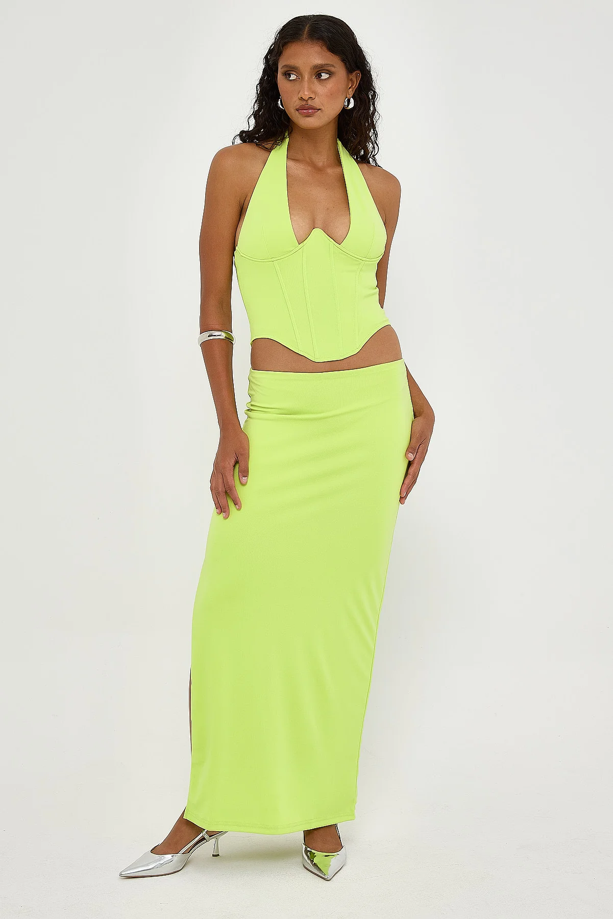 Hadley Maxi Skirt Green