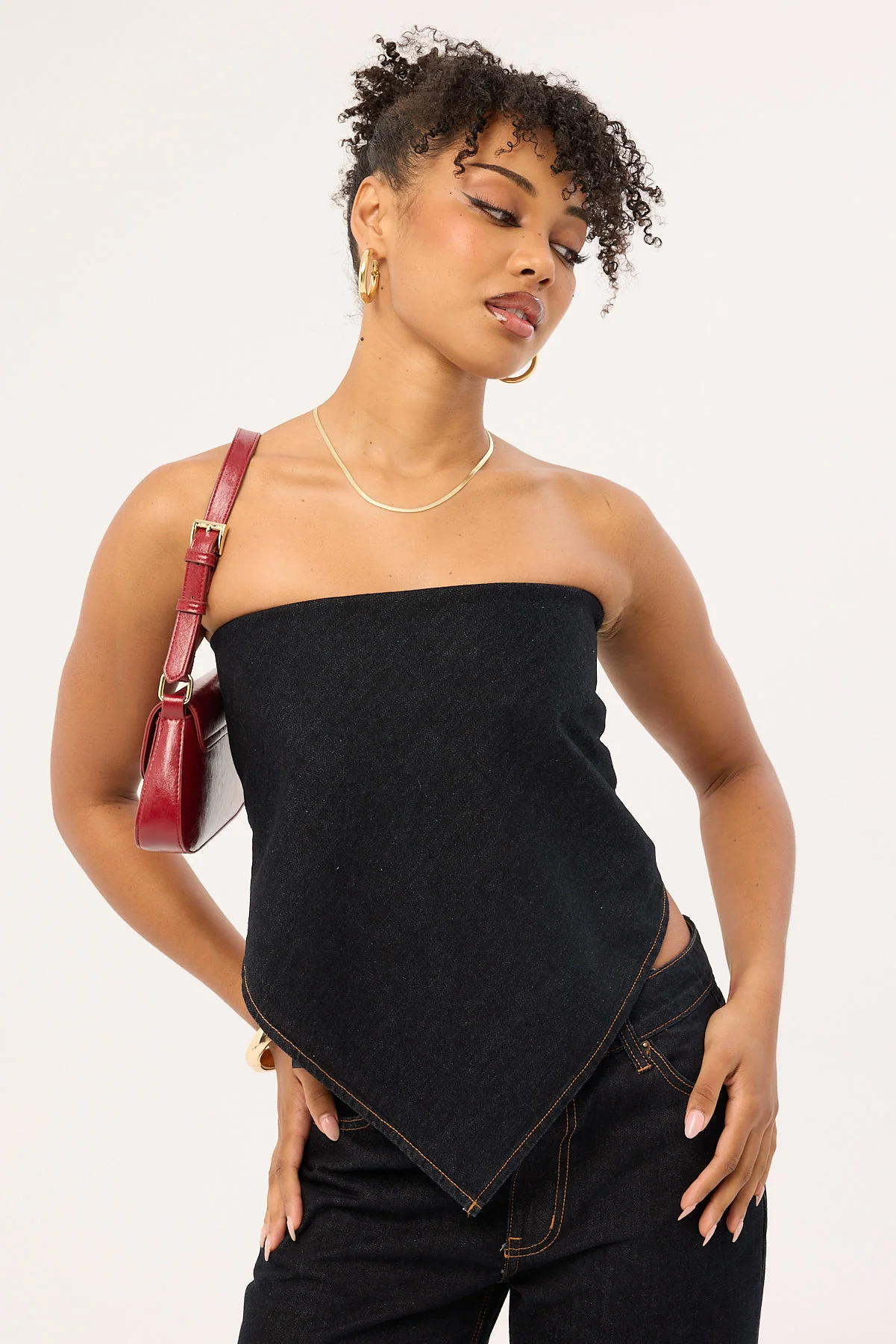 New York Bandana Top Indigo