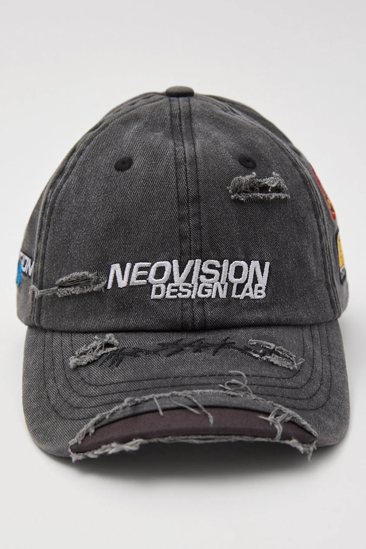 Interval Distressed Dad Cap Washed Black 1 Interval Distressed Dad Cap Washed Black