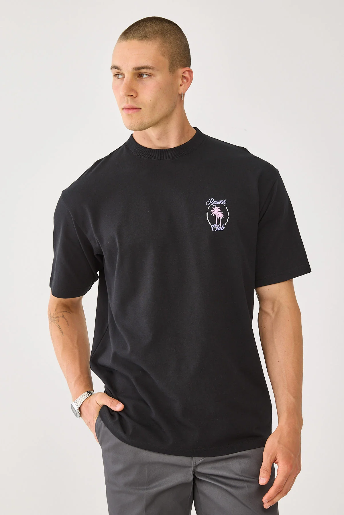 Miami Heavyweight Boxy Tee Black 3 Miami Heavyweight Boxy Tee Black