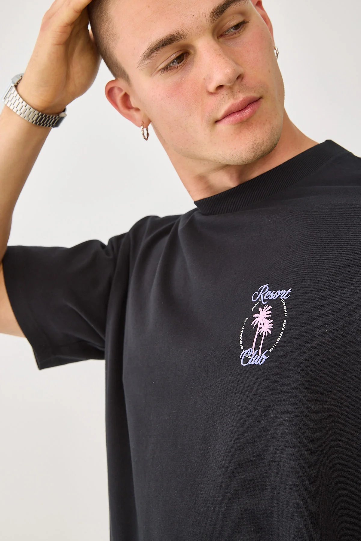 Miami Heavyweight Boxy Tee Black 5 Miami Heavyweight Boxy Tee Black