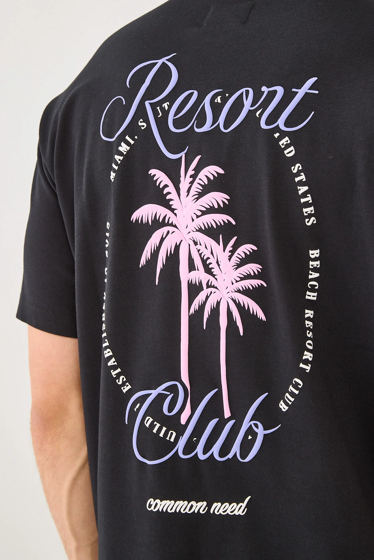 Miami Heavyweight Boxy Tee Black 7 Miami Heavyweight Boxy Tee Black