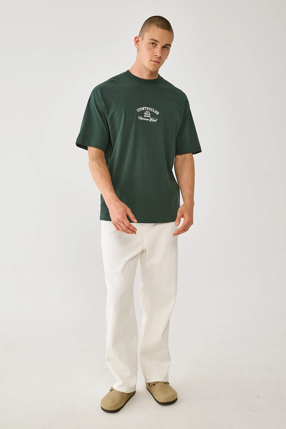 Prestige Boxy Tee Dark Green 2 Prestige Boxy Tee Dark Green