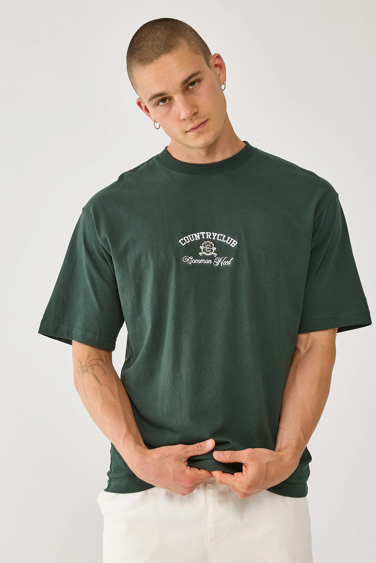 Prestige Boxy Tee Dark Green 3 Prestige Boxy Tee Dark Green