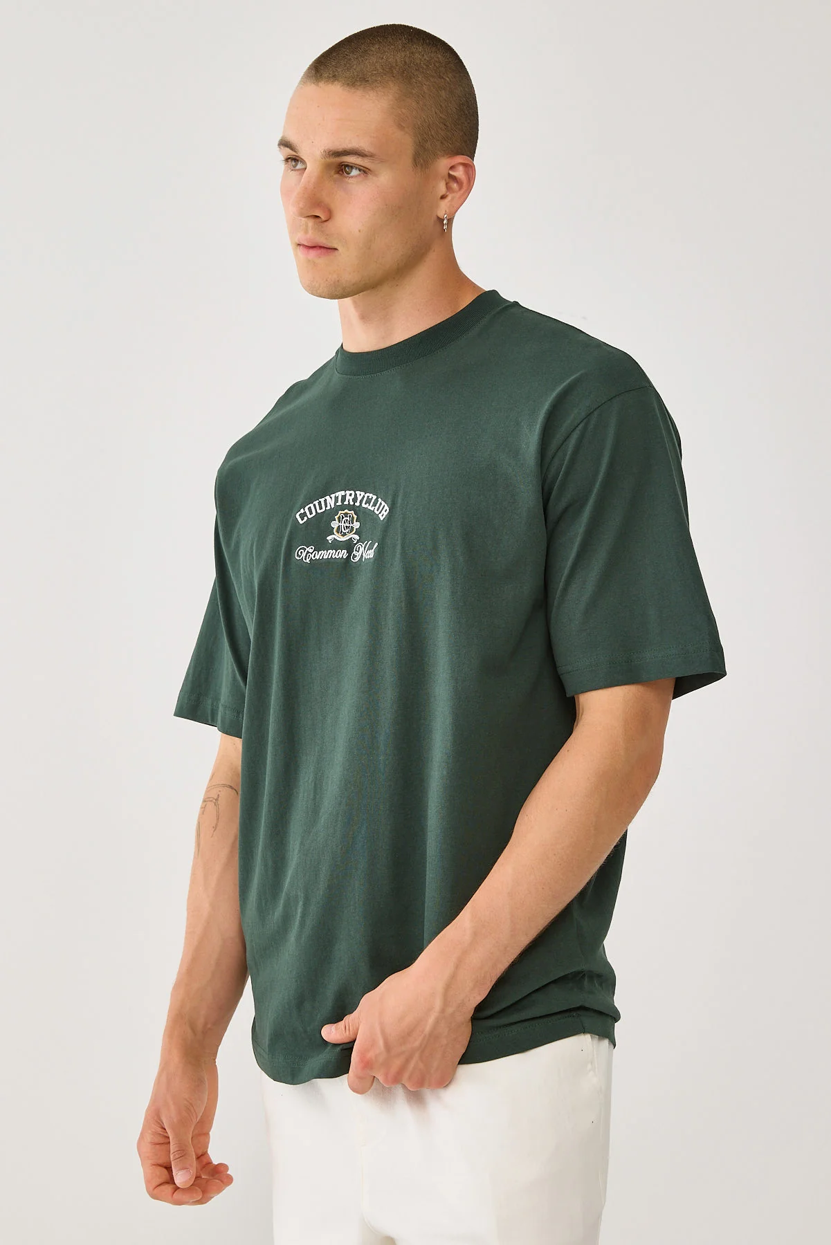 Prestige Boxy Tee Dark Green 4 Prestige Boxy Tee Dark Green
