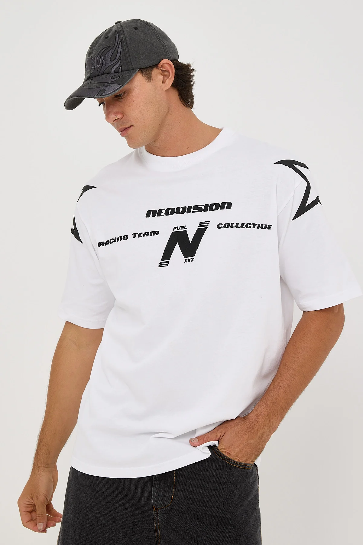 Modulate Oversize Super Heavy Tee White 2 Modulate Oversize Super Heavy Tee White