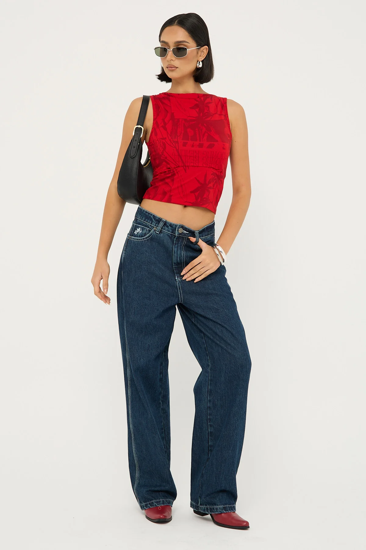 Cute But Psycho Big Baggy Jean Dirty Midnight
