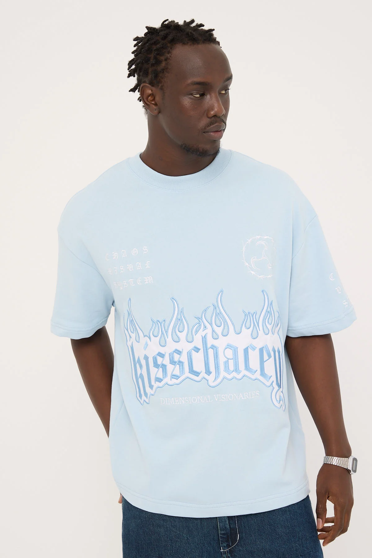 SystemLoopback Street Tee Baby Blue