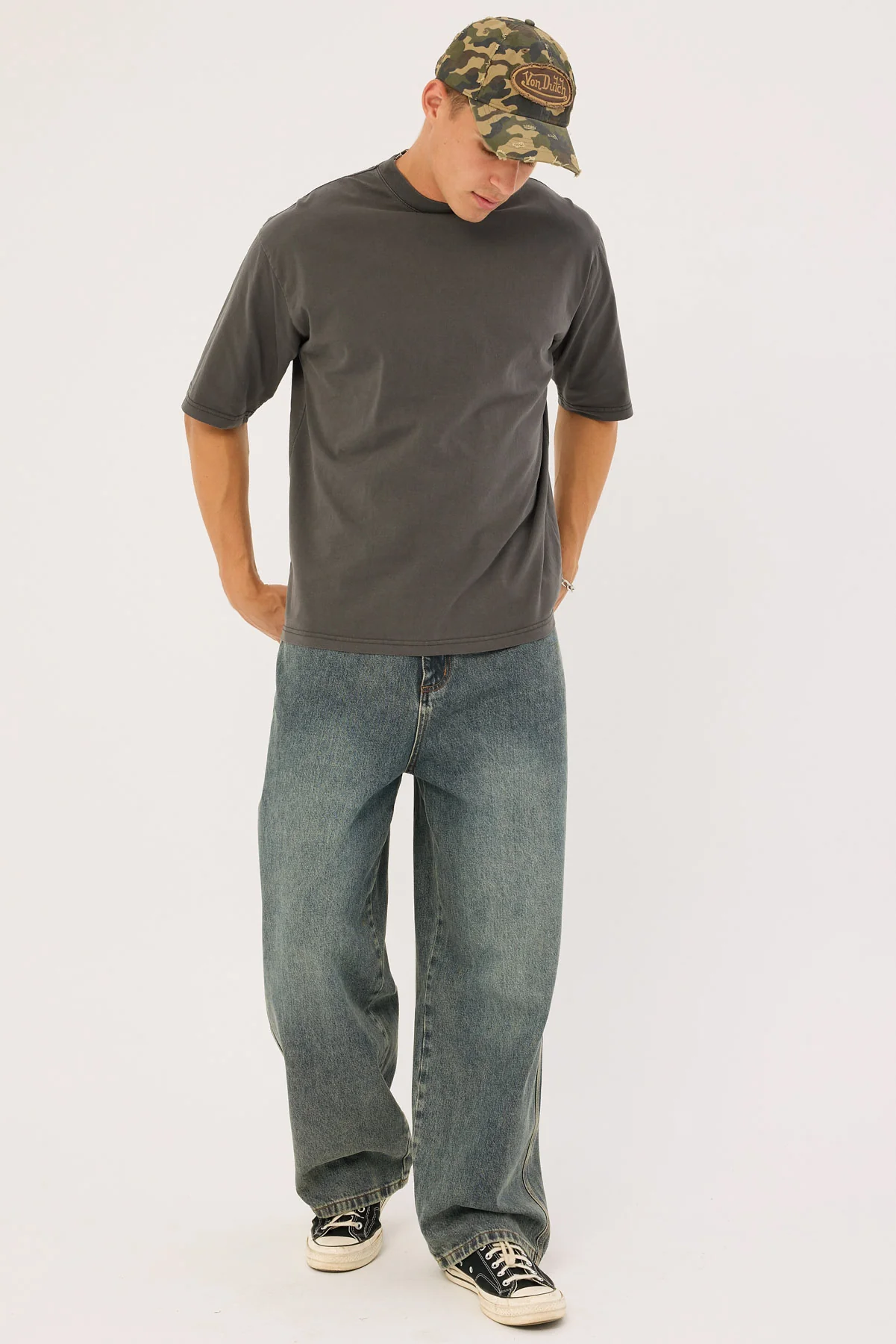 Behemoth Super Baggy Jean Ruins Dirty Blue 4 Behemoth Super Baggy Jean Ruins Dirty Blue