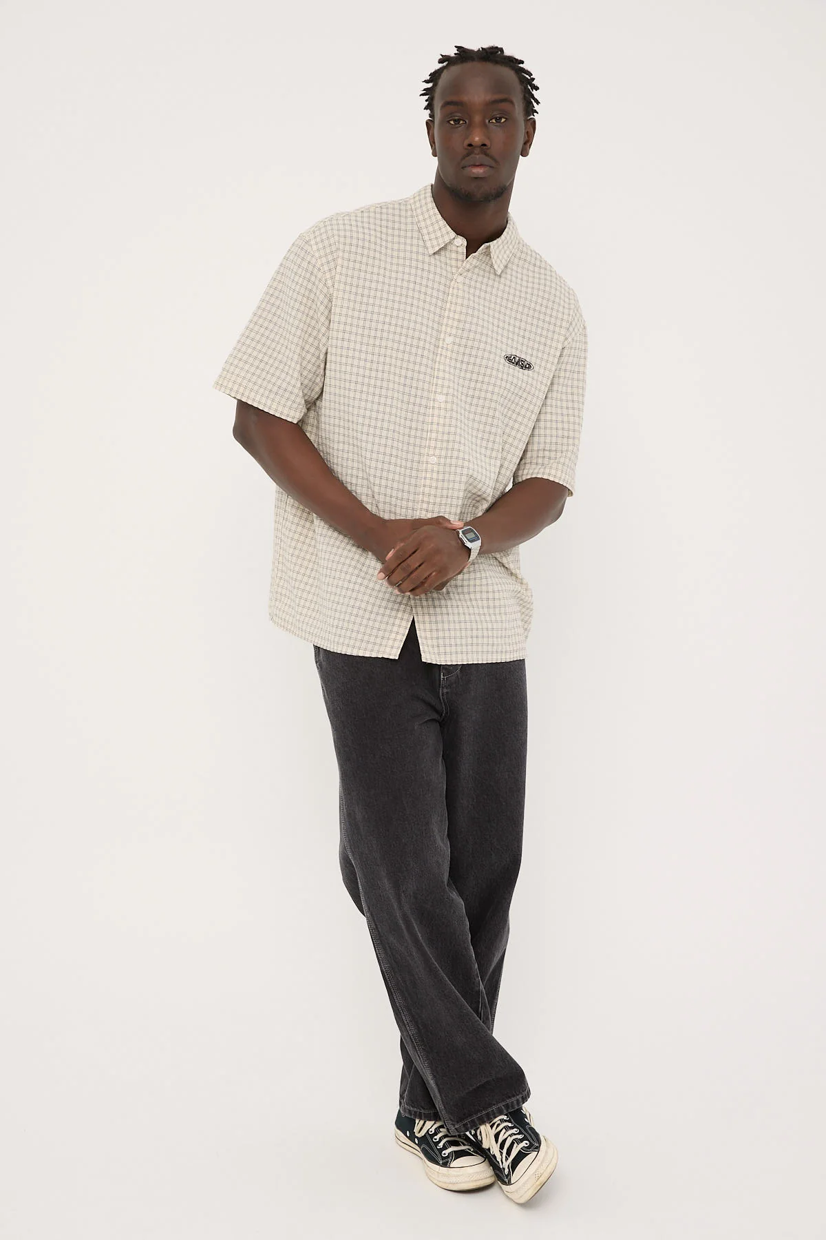 Be Cool Big Lounger Jean Black Rinse