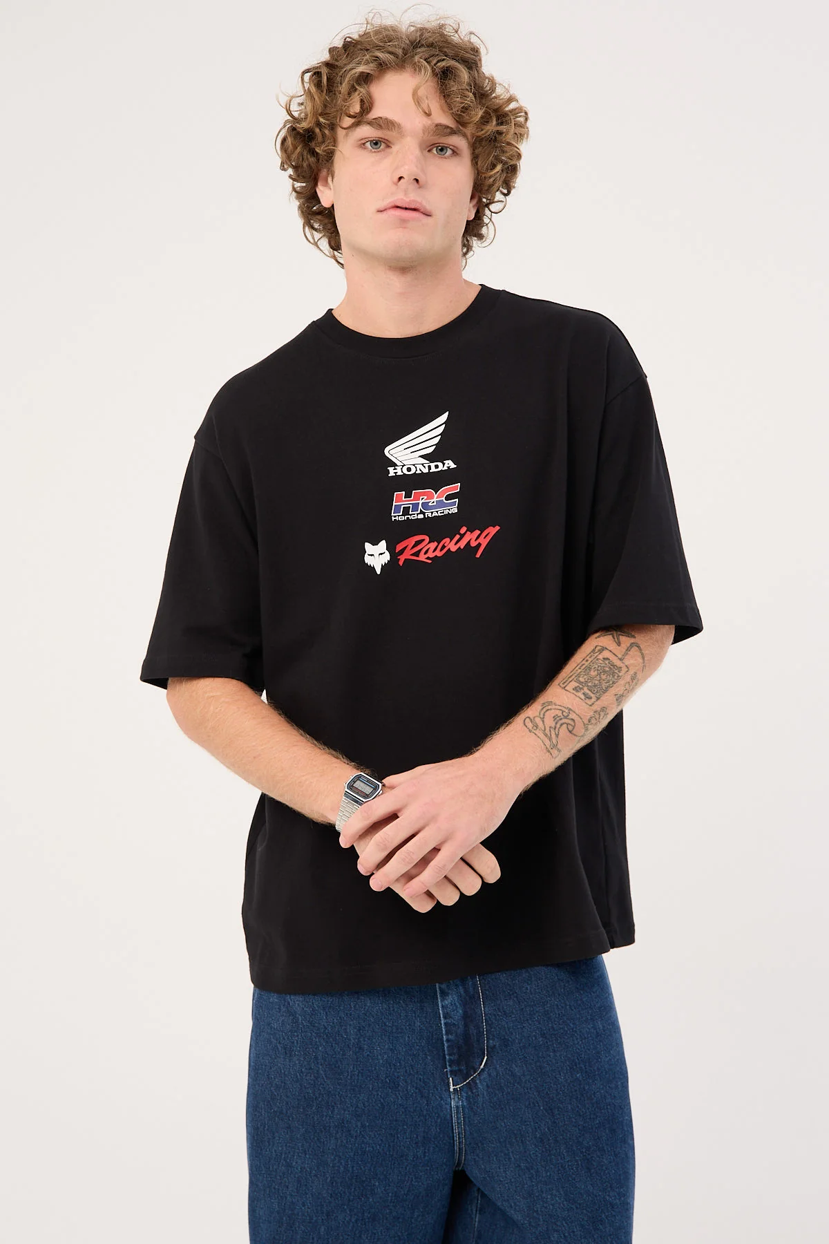 Honda Oversized SS Tee Black