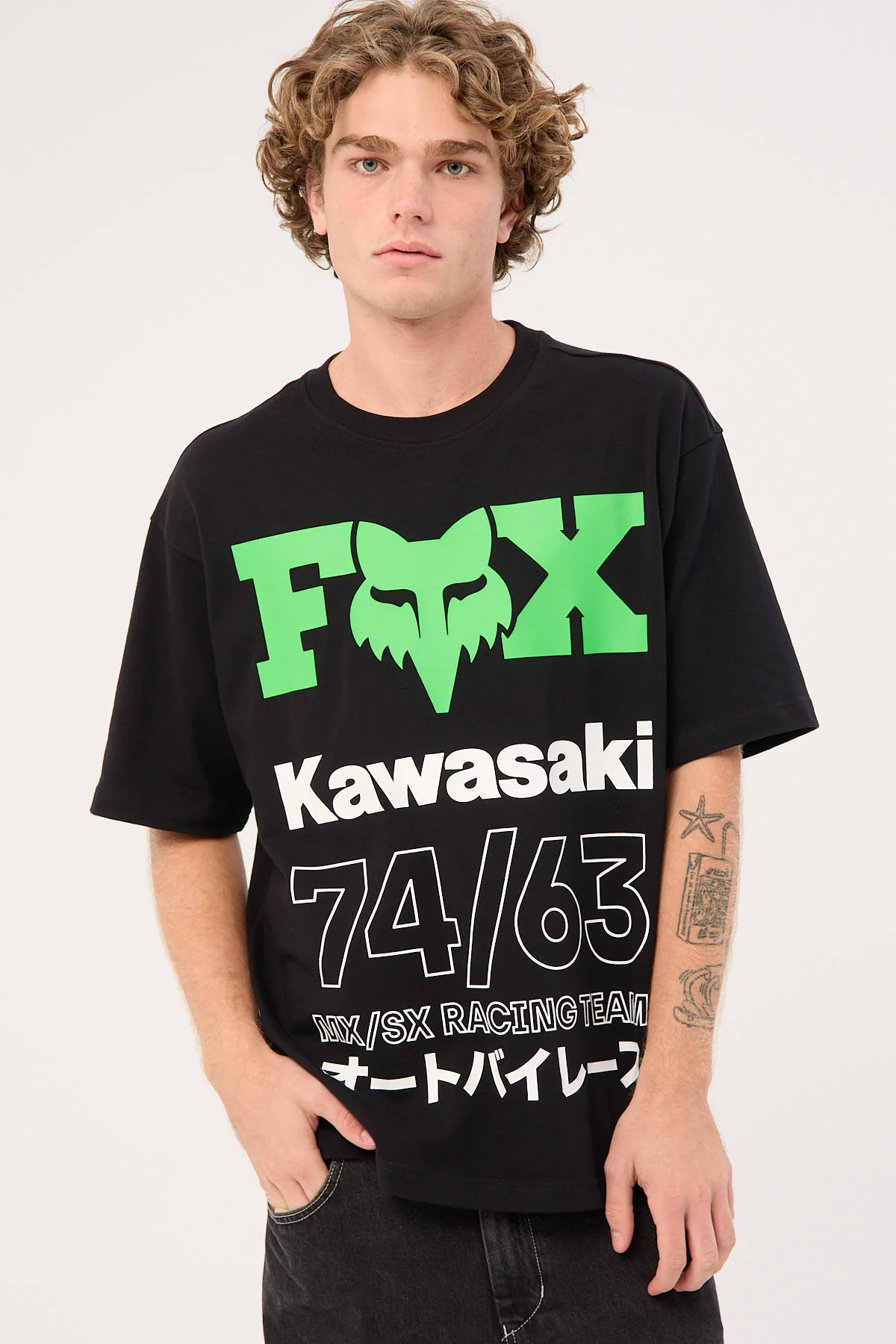 Kawi Oversized SS Tee Black
