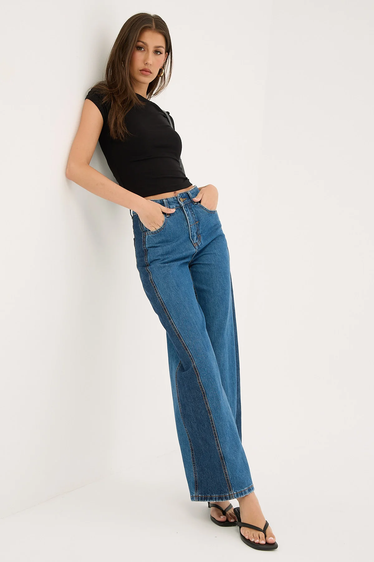Carter jean Two Tone Blue