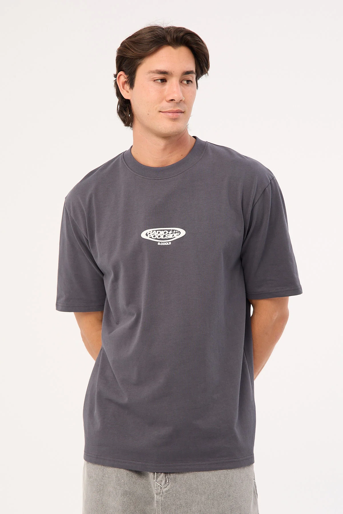 Radio Tee Washed Black