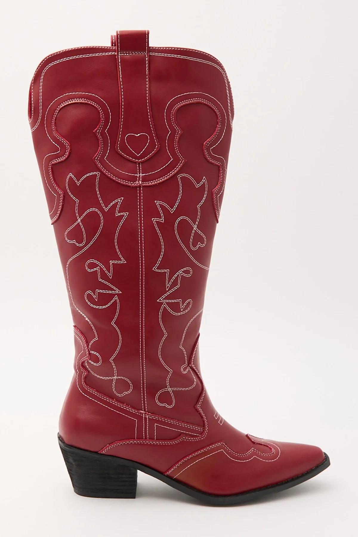 Malvin Cowboy Boot Cherry Smooth