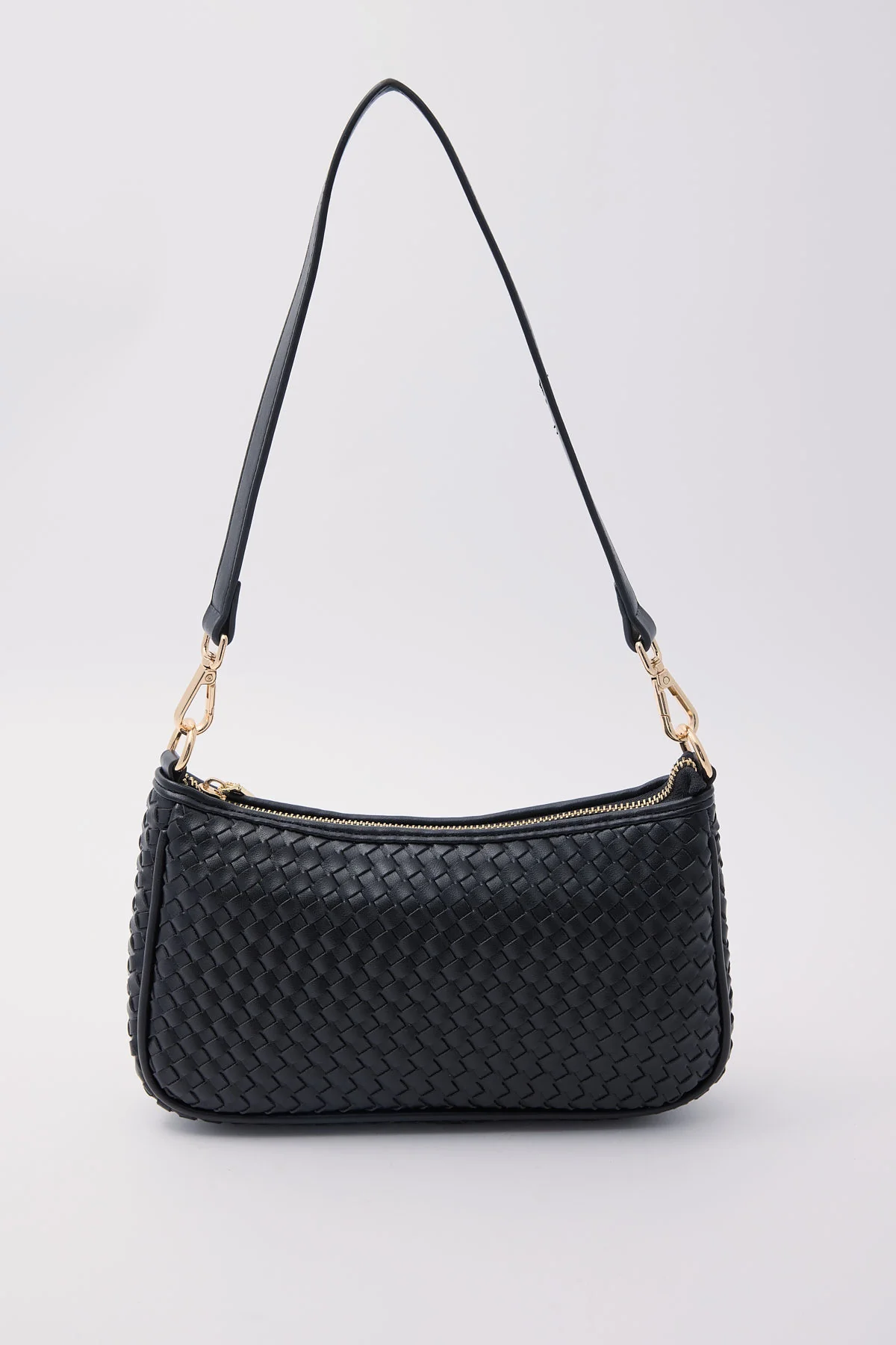 Monaco Woven Bag Black 1 Monaco Woven Bag Black