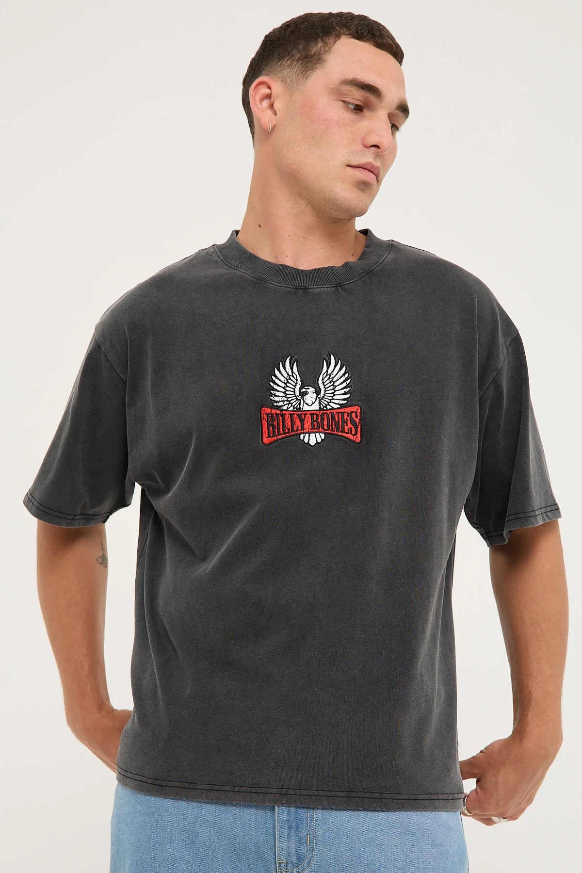 Wingspan Tee Washed Black