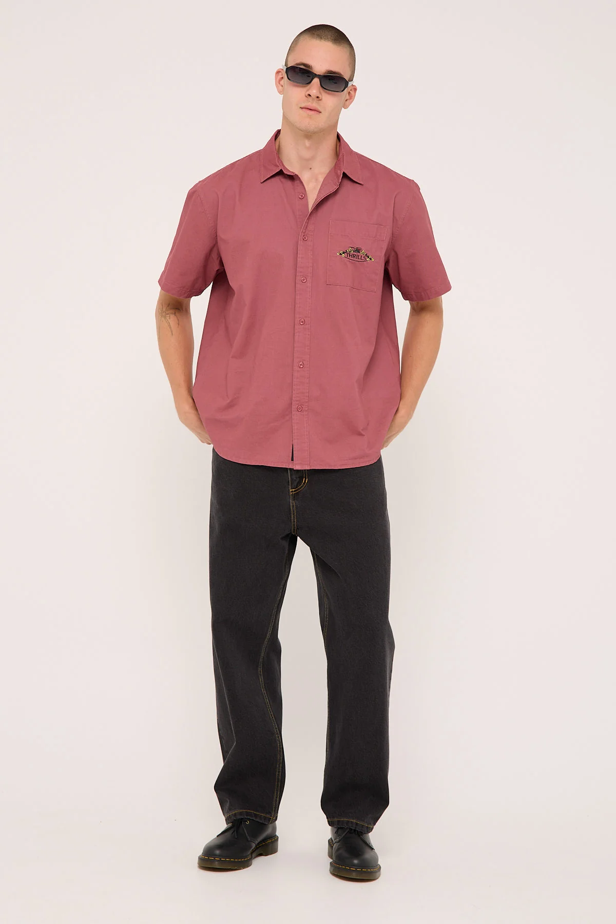 Big Slacker Denim Jean Black Bull