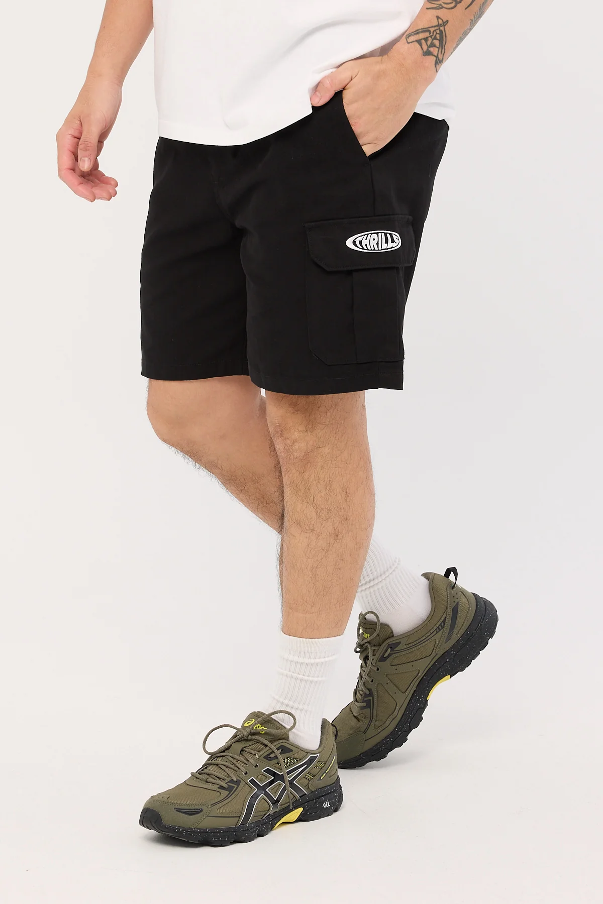 Bueno Elastic Cargo Short Black 5 Bueno Elastic Cargo Short Black