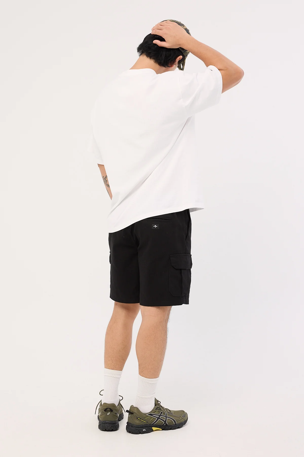Bueno Elastic Cargo Short Black 6 Bueno Elastic Cargo Short Black