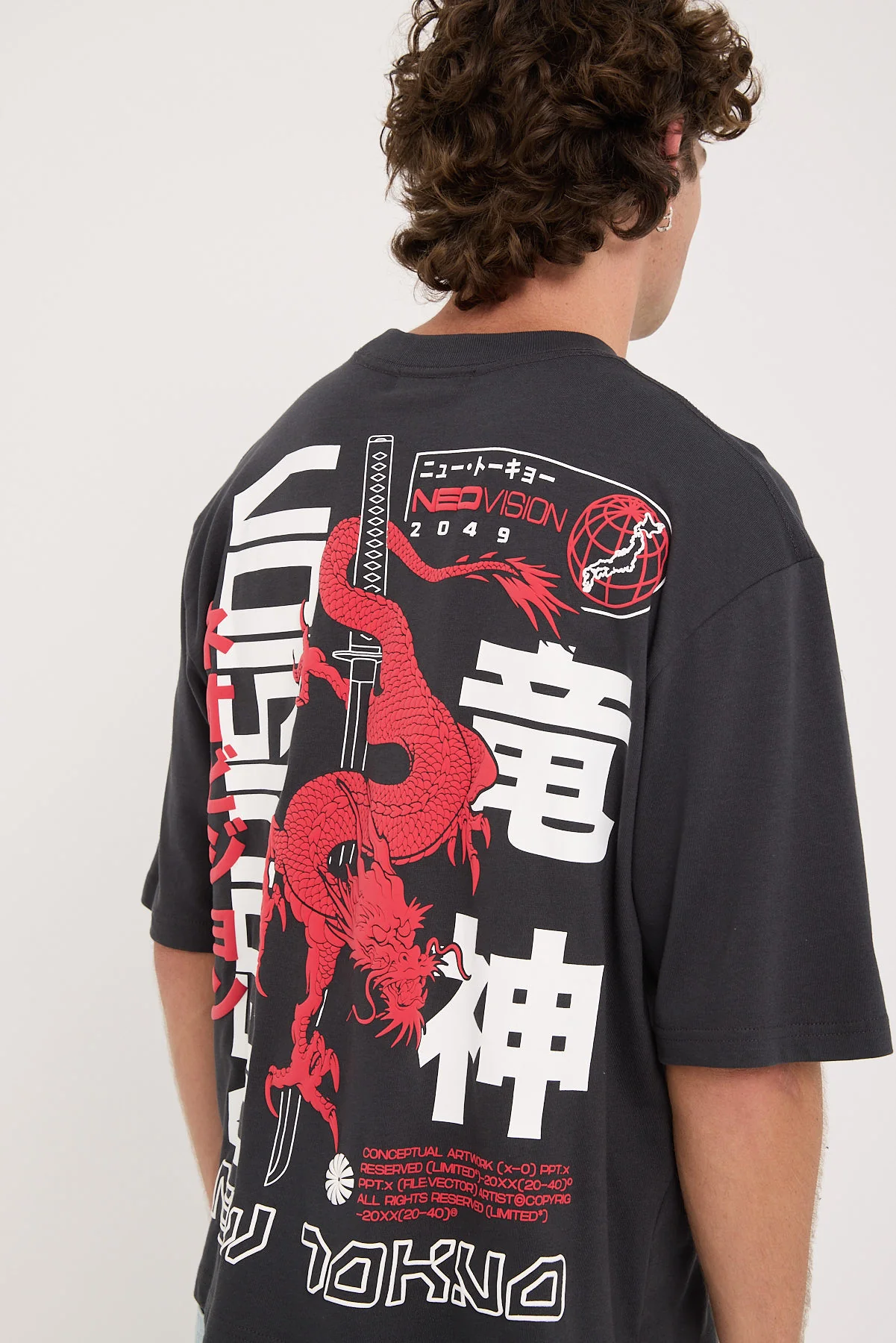 Kiryu Cropped Street Super Heavy Tee Off Black 8 Kiryu Cropped Street Super Heavy Tee Off Black