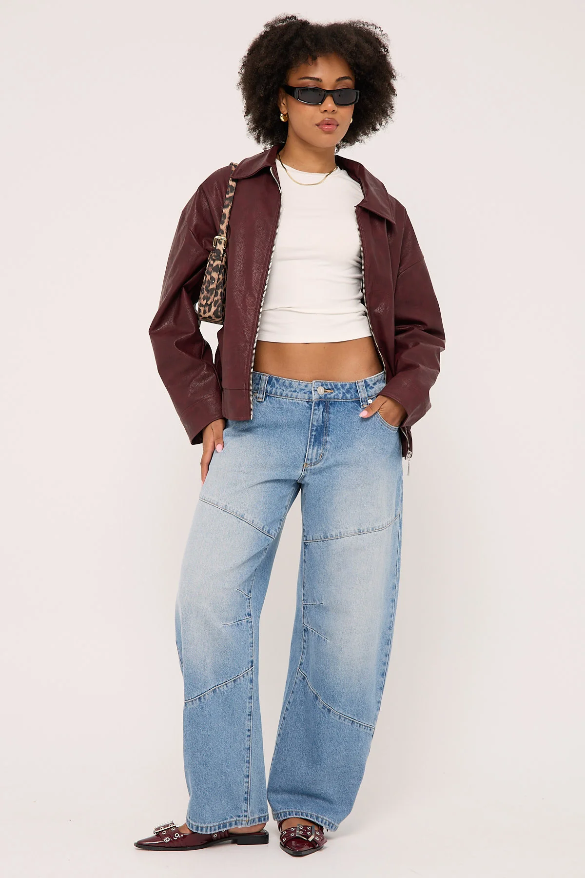 99 Barrel Jean Gigi Worn