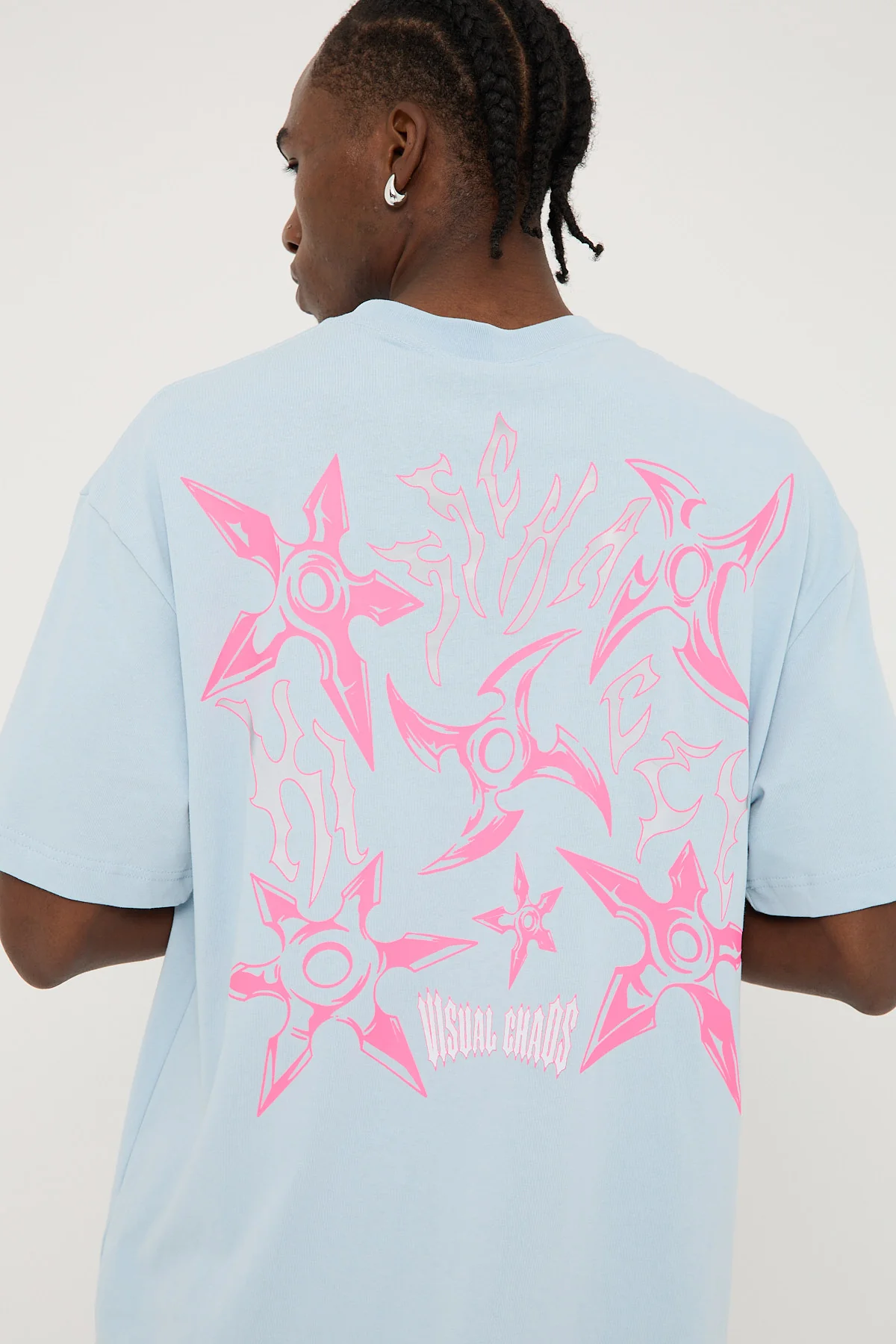 Shuriken Street Tee Baby Blue