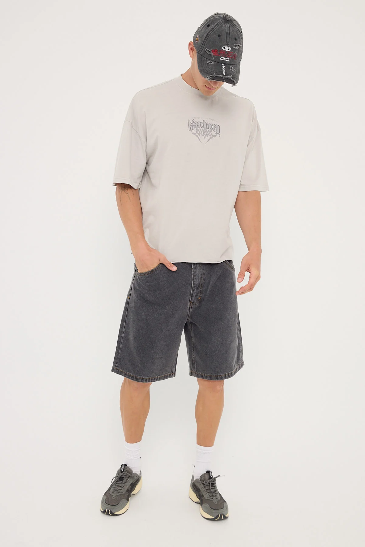 Rocky Cube Tee Pigment Stone