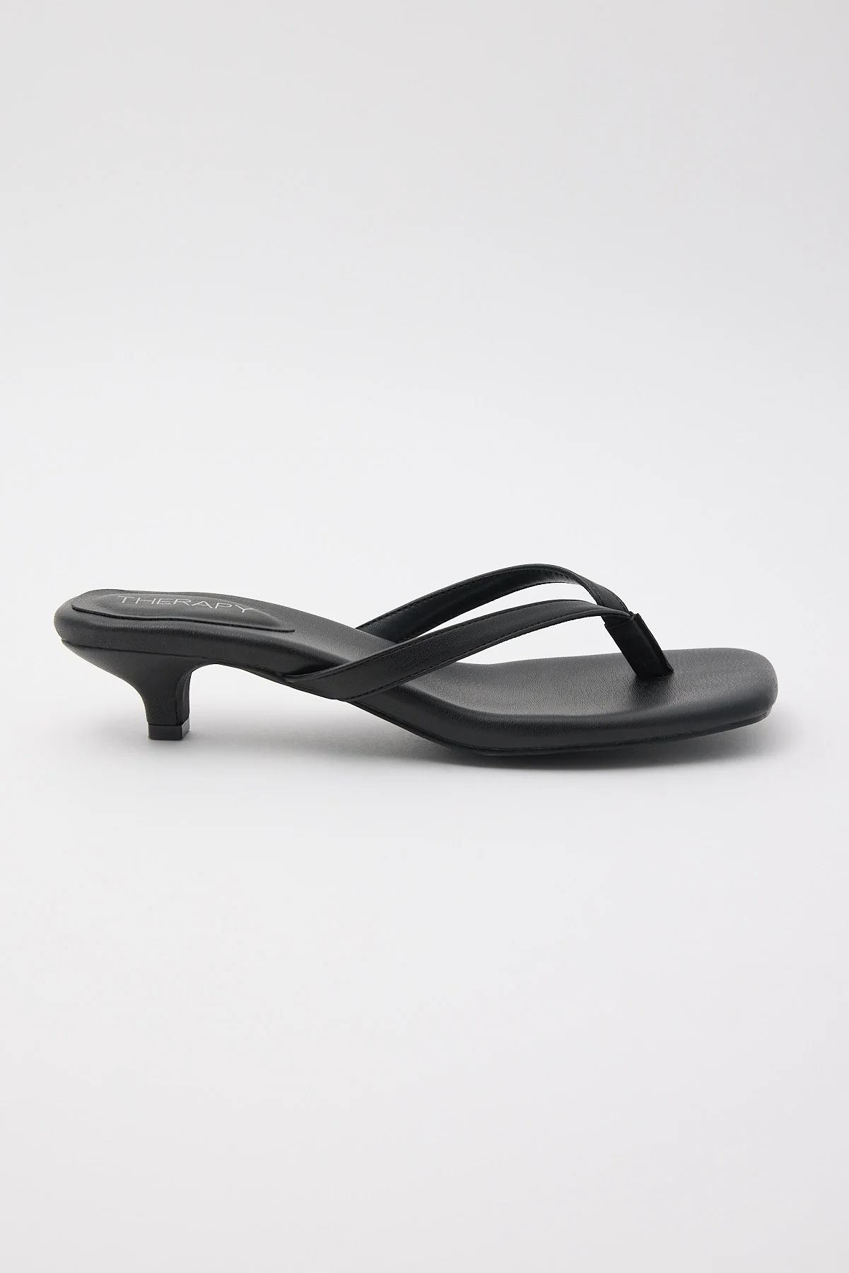 Heatwave Thong Heel Black