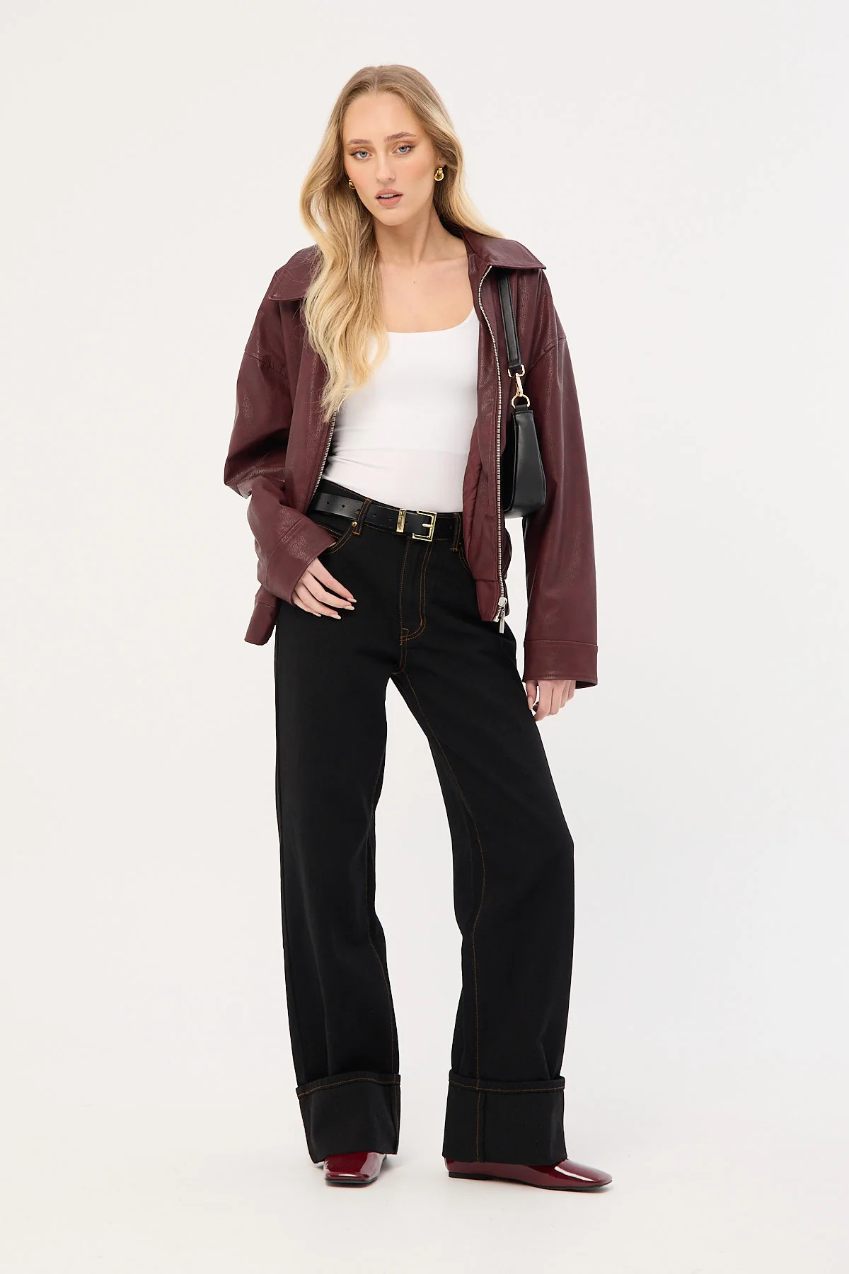 Top Model Jean Cuffed Onyx