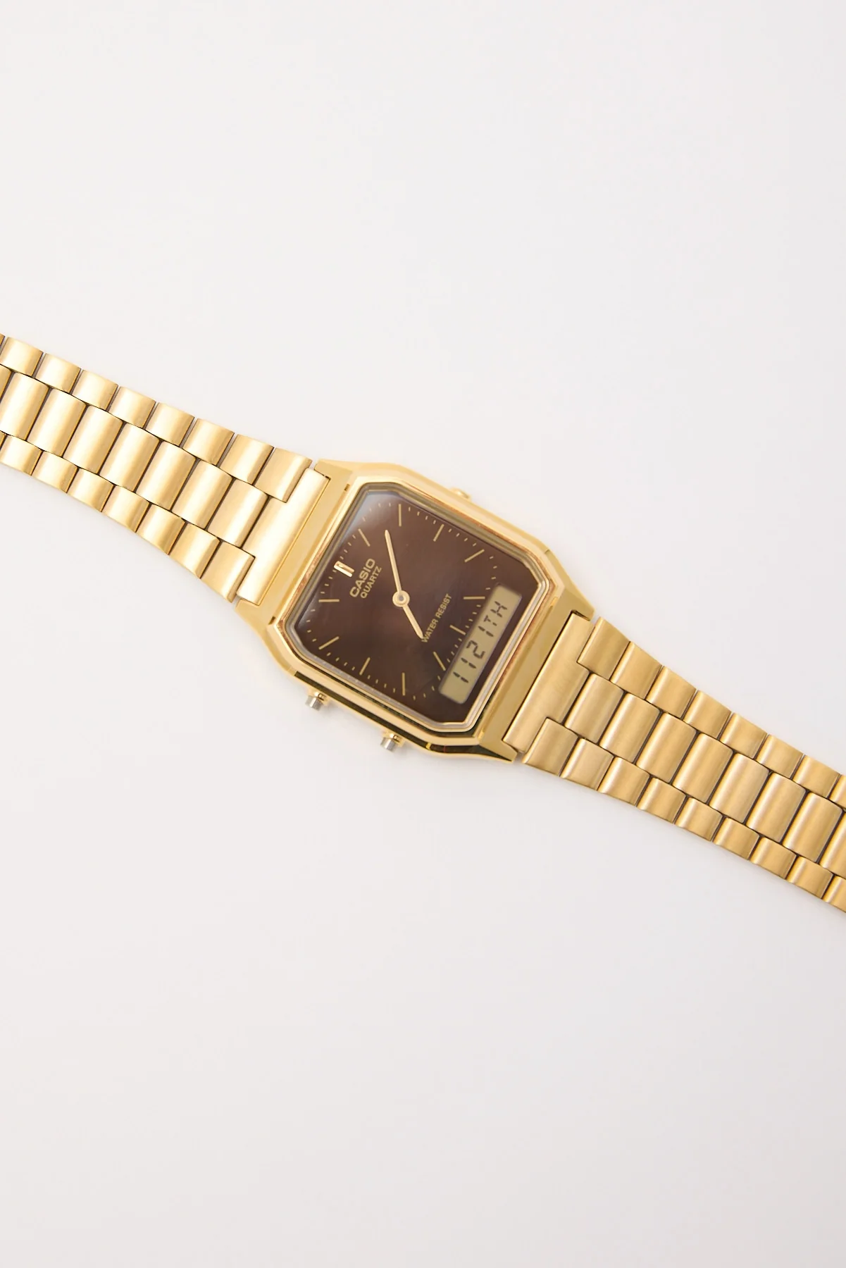 AQ230GA-5AMQYDF Duo Watch Gold/Brown