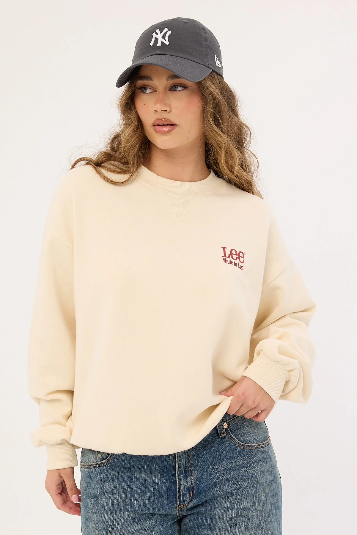 Made Lee Baggy Sweat Soft Ecru