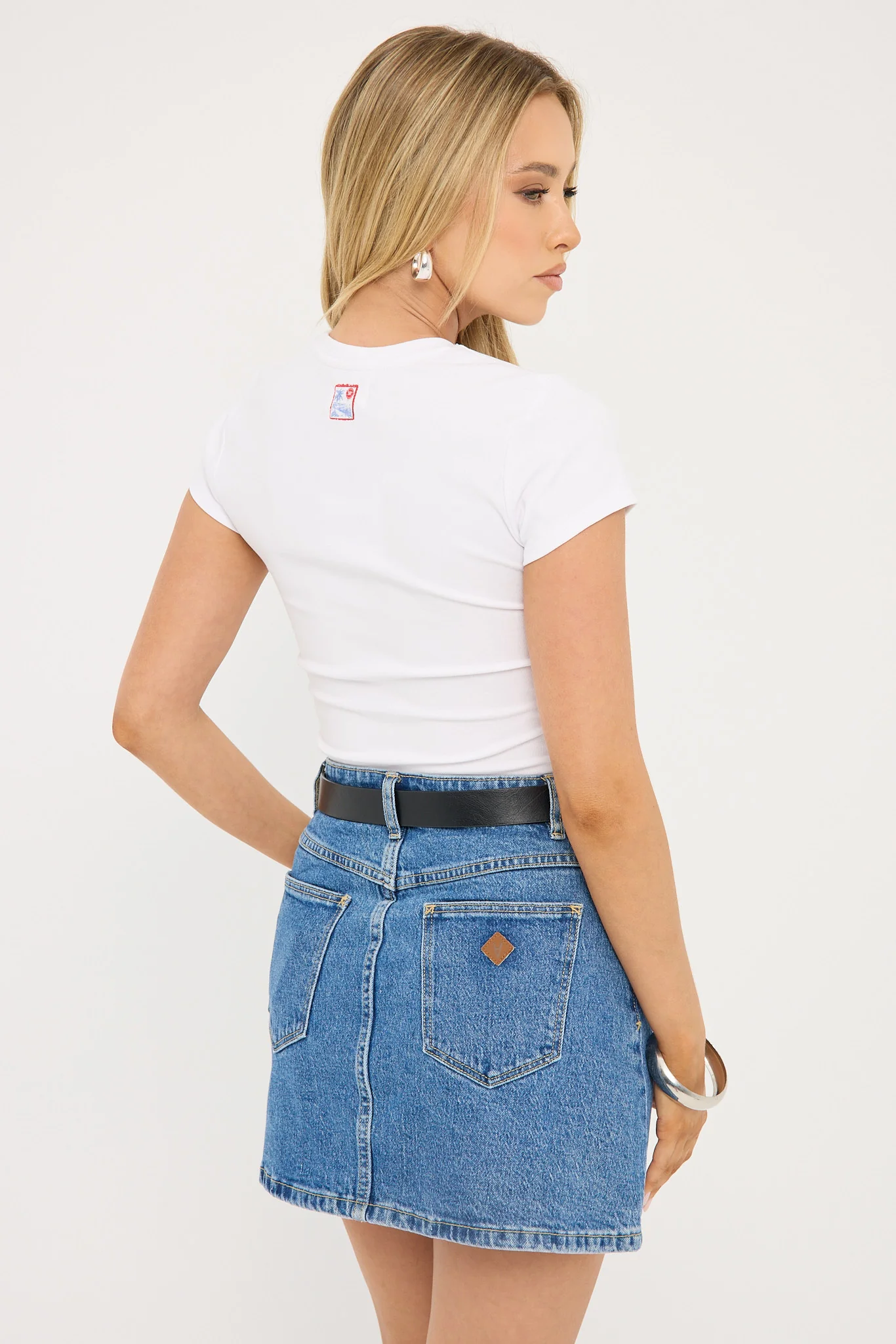Postcard Baby Tee White 4 Postcard Baby Tee White